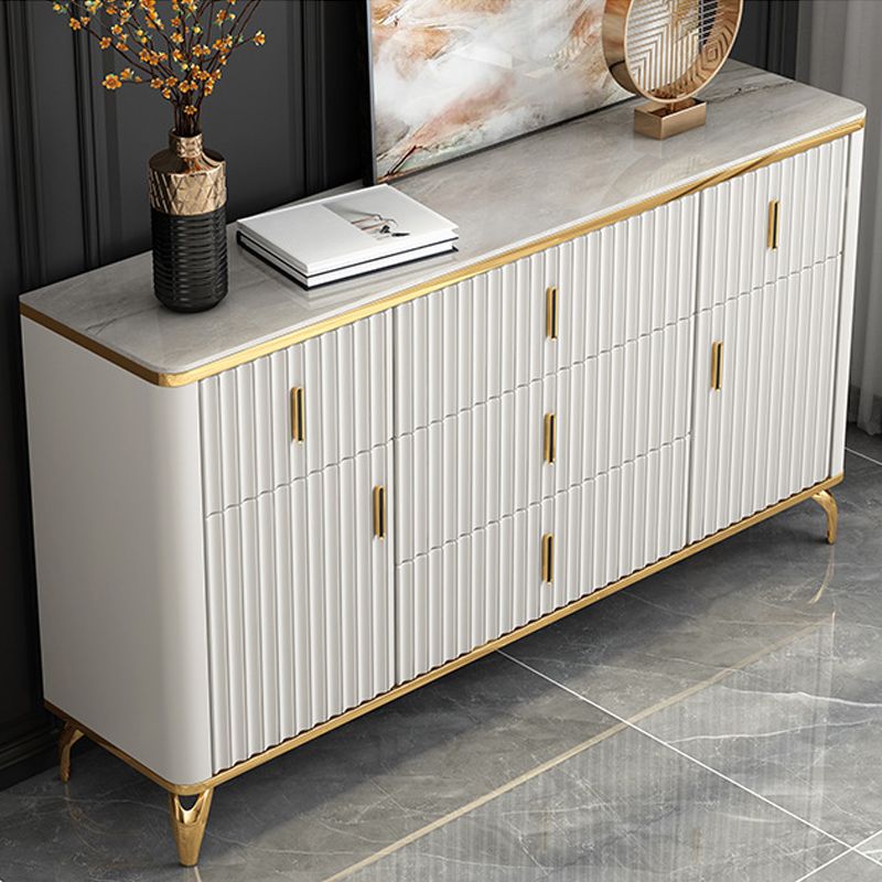 Modern Wood Storage Chest Dresser Horizontal Dresser for Bedroom