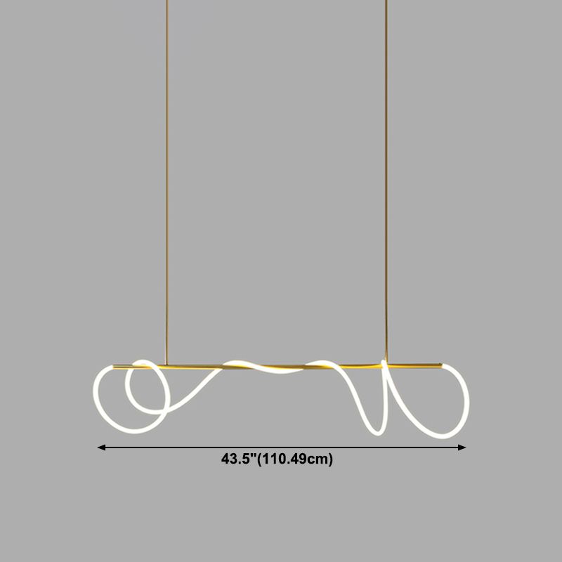 Modern Flexible Dining Chandelier Light Modern Dining Room Pendant Light Fixture