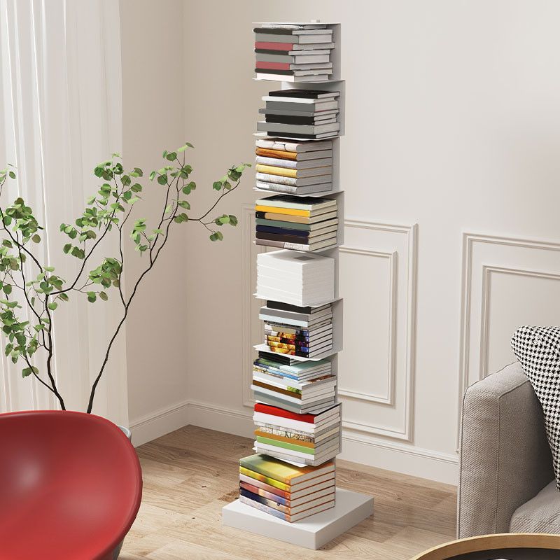 13.78"W Bookshelf Contemporary Style Invisible Bookcase for Office Study Room