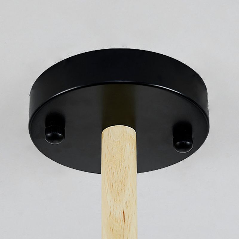 Iluminación colgante geométrica de múltiples luces lámpara de techo de metal de estilo moderno