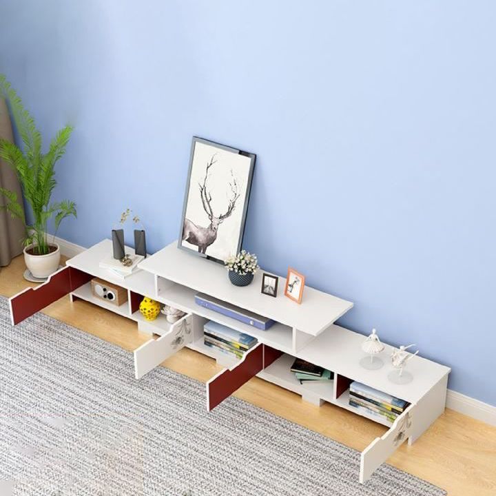 Scandinavian TV Media Stand Engineered Wood TV Stand Console