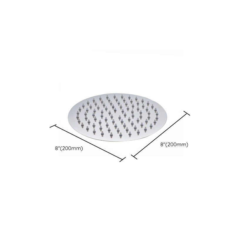 Swivel Rain Shower Head Wall-Mount Full Copper Pressurized Shower