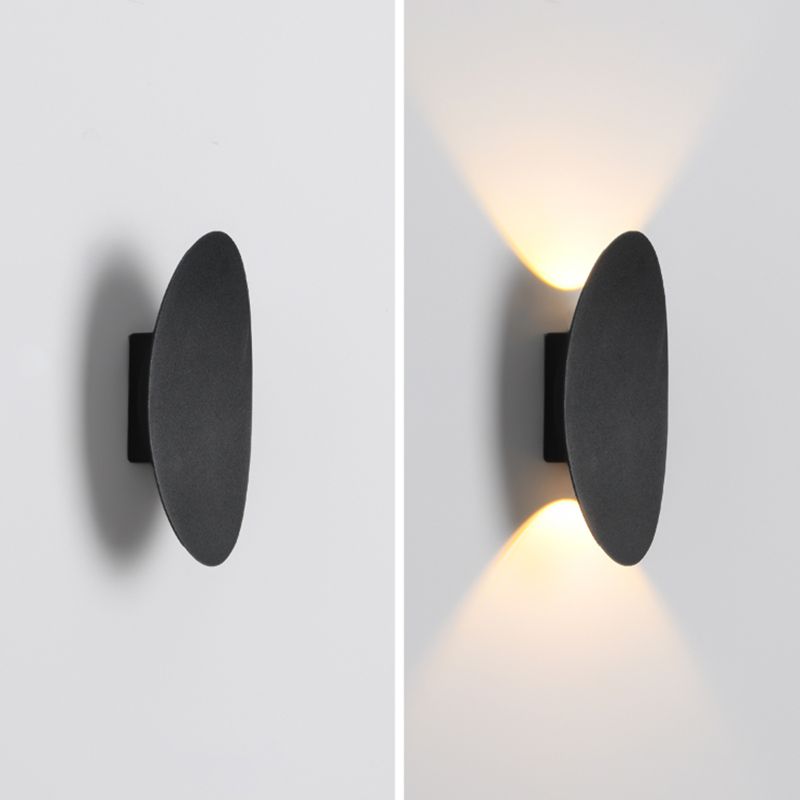 Modern Minimalist Style Up and Down LED Wall Sconce Metal Wall Mounted Lamps for Doorway