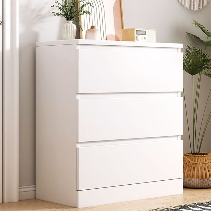 Modern Style Storage Chest Vertical Wooden Dresser with Drawers