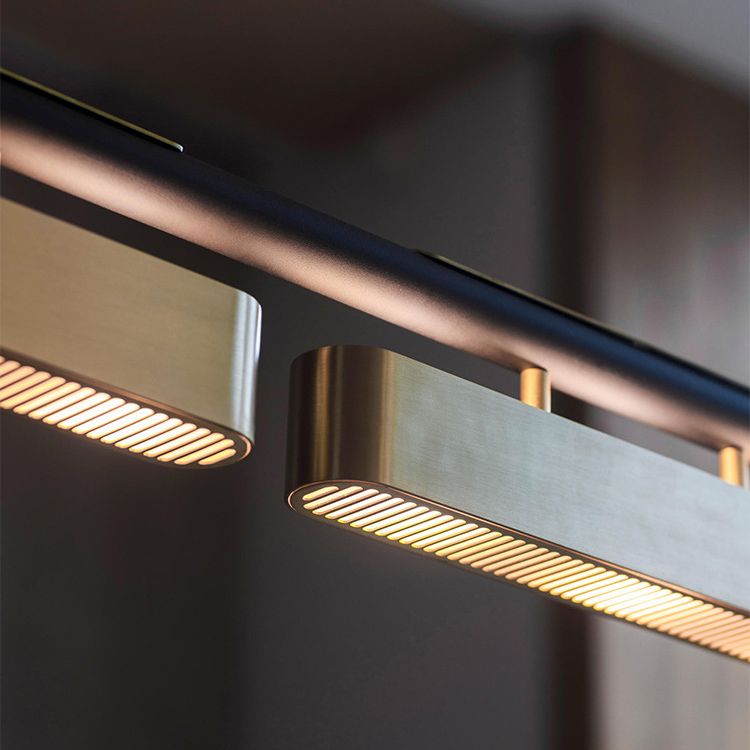 Modern Kitchen Pendant Lights Stainless Steel Island Light in Black and Gold