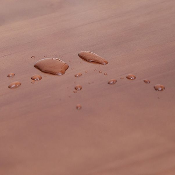 Modern Rectangle Bar Dining Table Wood Bar Height Table with Tube-Shaped Base