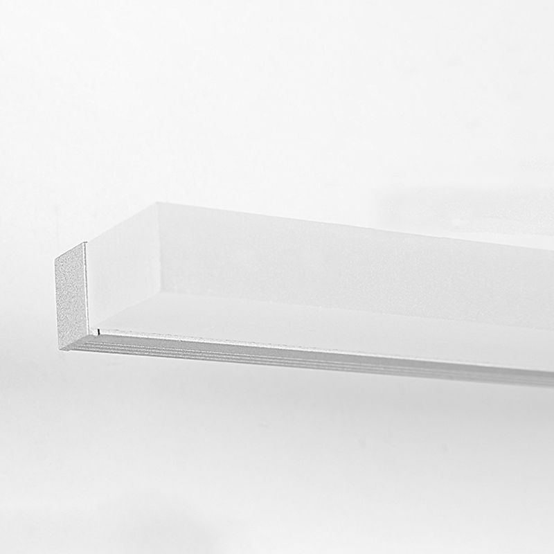 LED Vanity Light Contemporary Mirror Front Lighting with Acrylic Shade for Bathroom