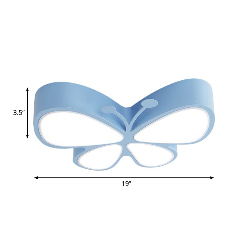 Plafoniera da incasso a LED a farfalla Apparecchio da soffitto moderno in metallo a LED per aula