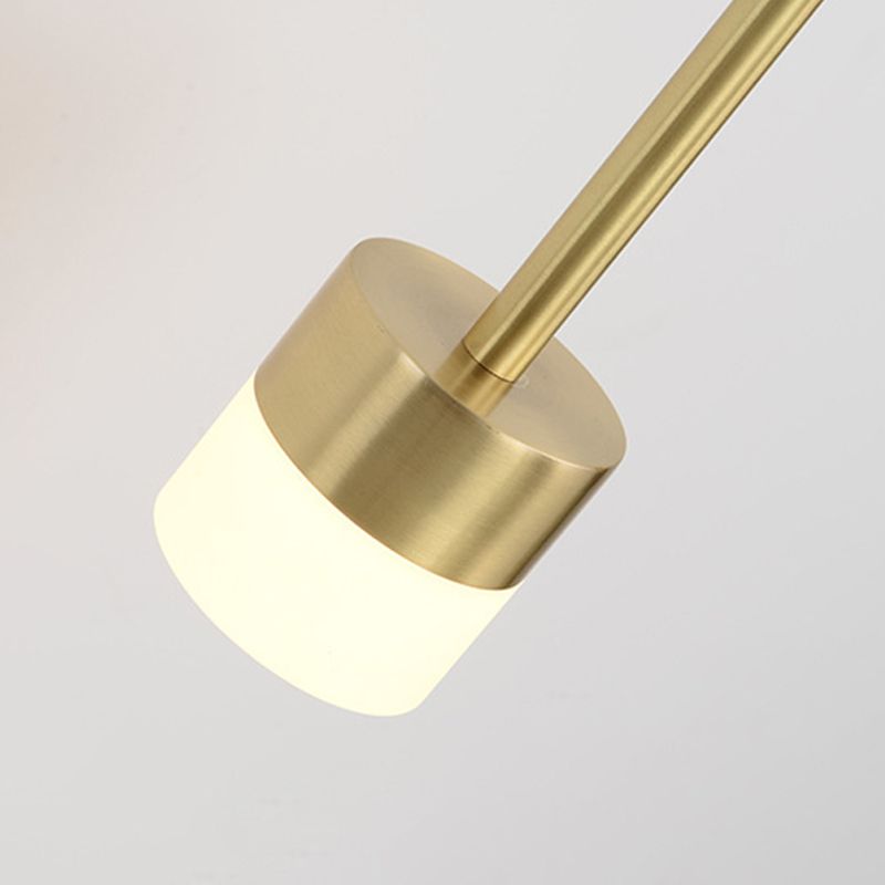 Modern Style Cylinder Wall Light Sconce Metal 1 Light Wall Lighting