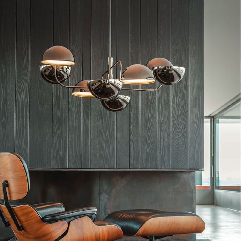 Metal Ceiling Lamp Postmodern Chandelier Pendant Light for Living Room Dining Room