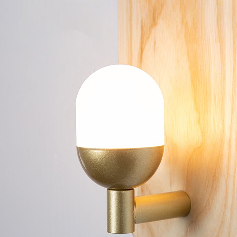Modernism Wood Wall Light Acrylic Shaded Lighting for Bedroom