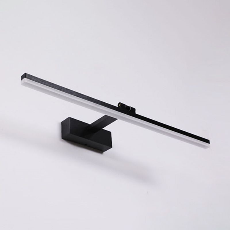 Modernist Single-Bulb Copper Mirror Front Light LED Metallic Wall Mounted Light for Bathroom