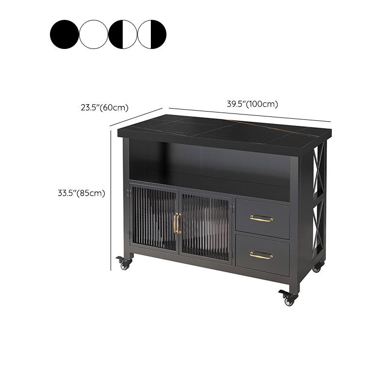 Modern Kitchen Island Table Dining Room Kitchen Island with Drawer