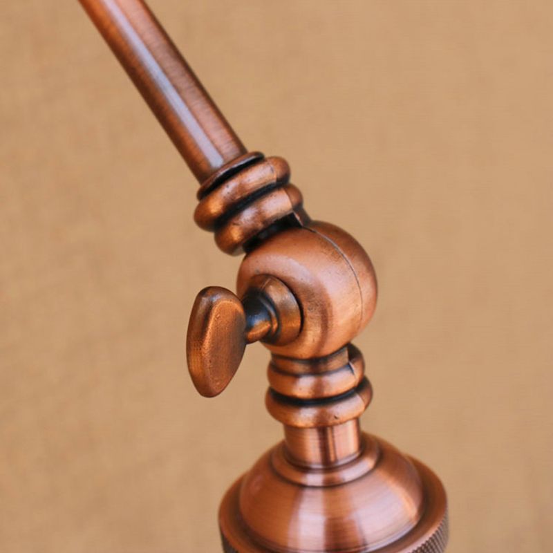 Rustikale, sich verjüngte Wandbeleuchtung 1 Glühbirne Klares Glasleuchten in Kupfer für Café