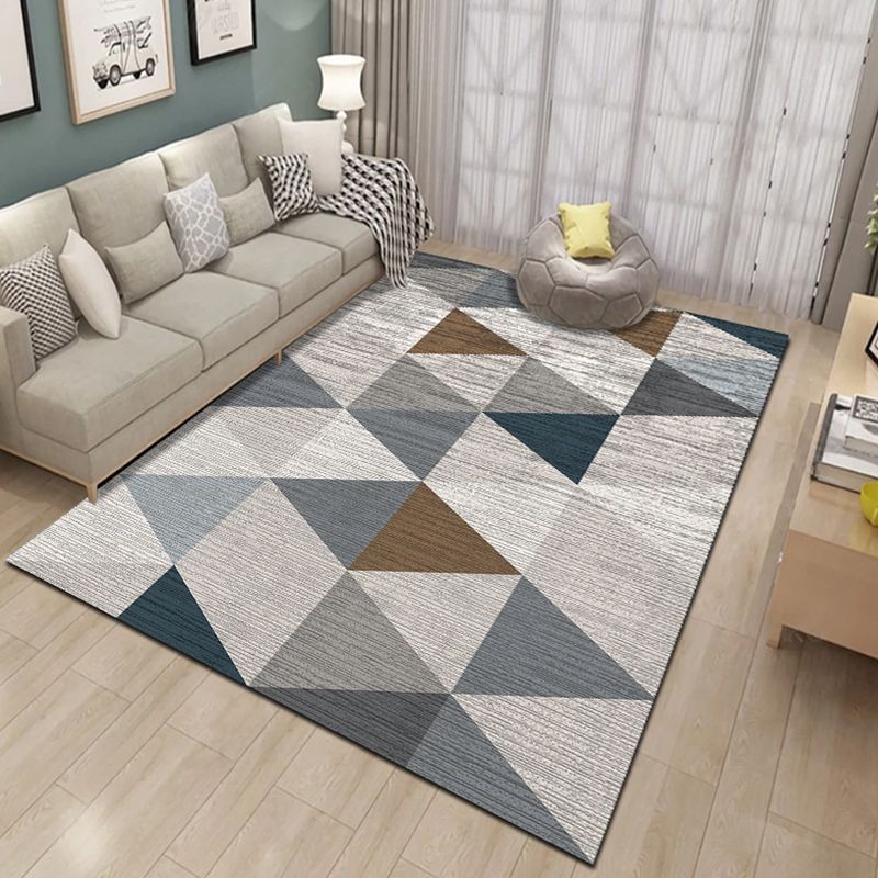 Formeel plantenbedrukt tapijt Multi gekleurd polyster binnentapijt Antislip Huisdiervriendelijk Wasbaar tapijt voor salon