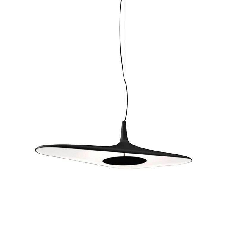 Modernes Harz-Pendel Licht Schlankes 1-Licht-LED-Deckenleuchte für Esszimmer