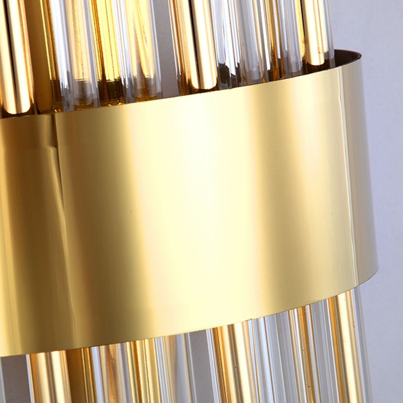 Forme géométrique Crystal Light Style moderne 2 lumières