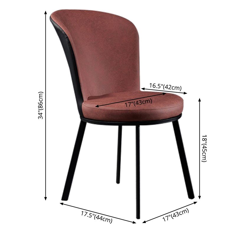 Chaise contemporaine à coussin en éponge haute densité de 17'' de large Parsons Chair