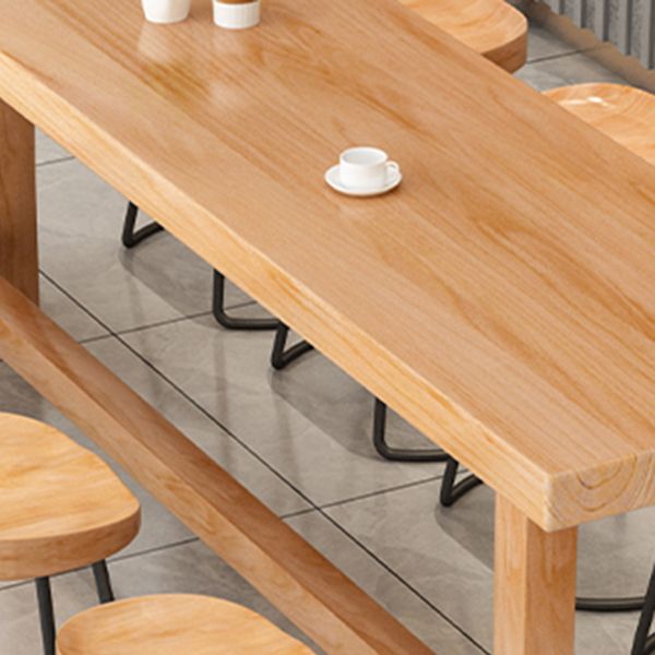 1/2/6/11 Pieces Pub Dining Set Contemporary Solid Wood Pub Table Set