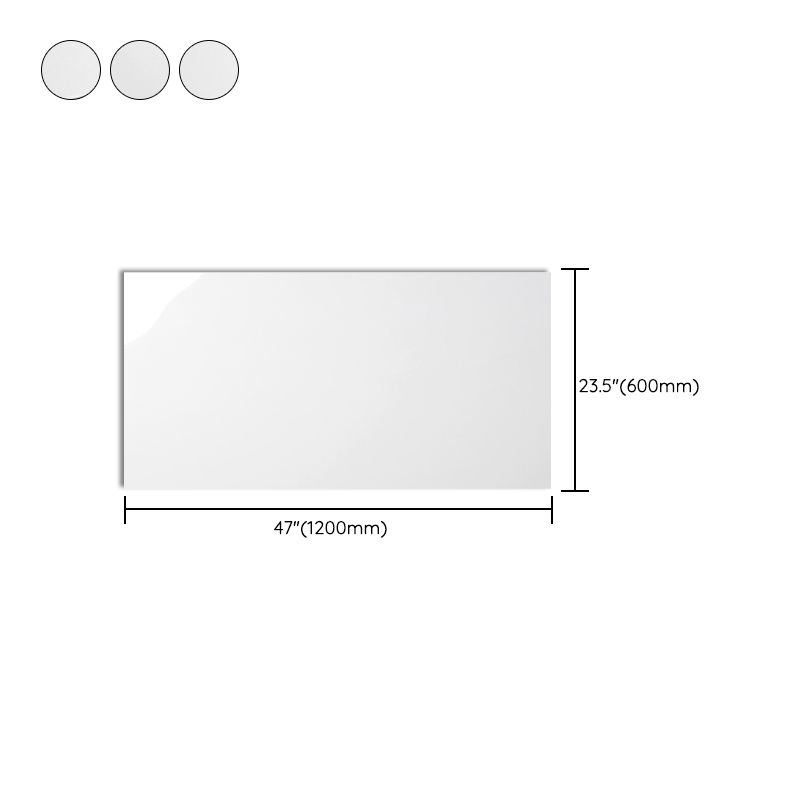 Matte Pure Color Ceramic Singular Tile Rectangle Tile for Living Room