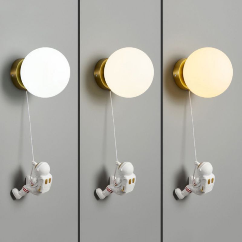 Children Polish Finish Lighting Flush Mount Wall Light for Foyer