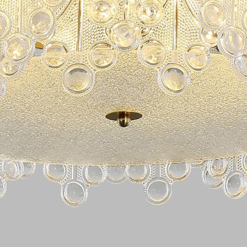 Creative Ceiling Light Contemporary Glass Flush Mount Light Fixture for Sitting Room
