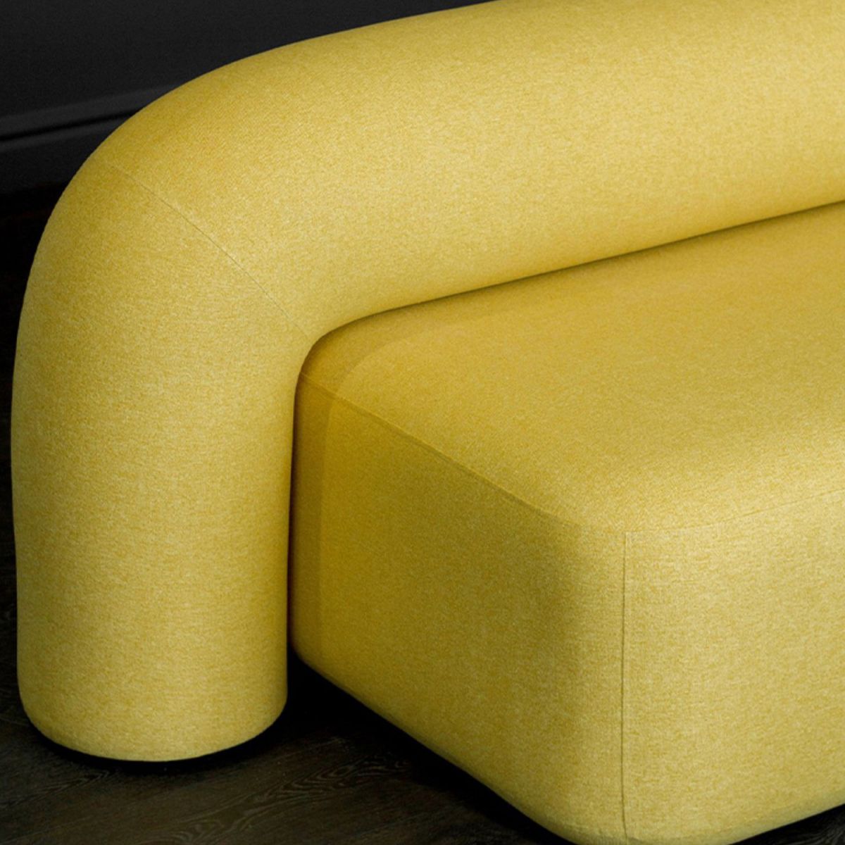 Modern Minimalist Velvet Sofa 2/3-Seater Armless Living Room Sofa