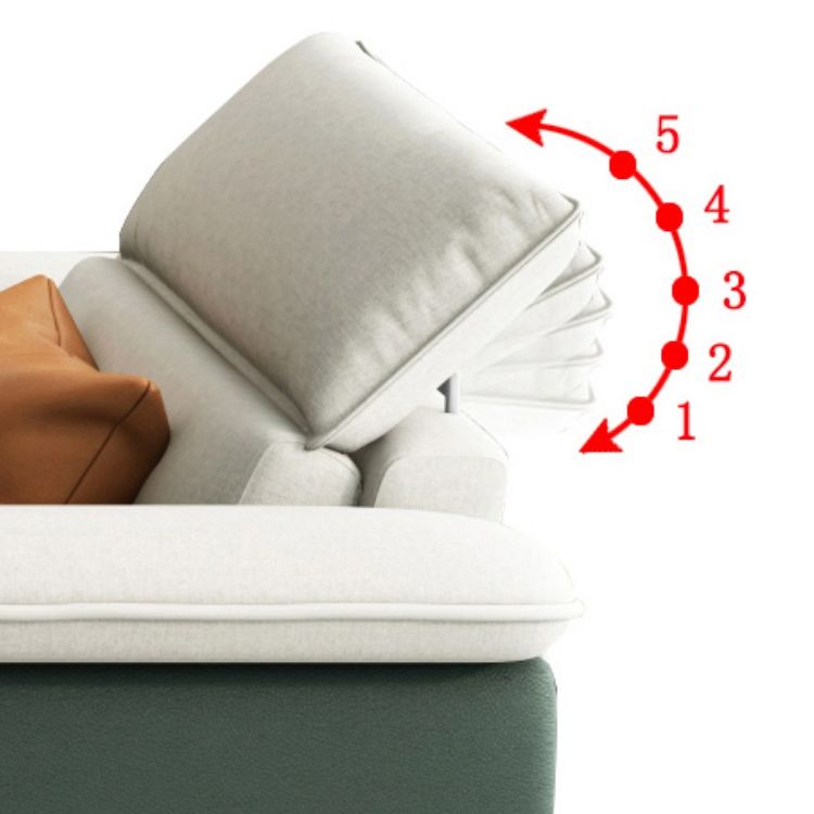 Fabric Sectional Sofas Solid Wood Sectional Couch for Living Room