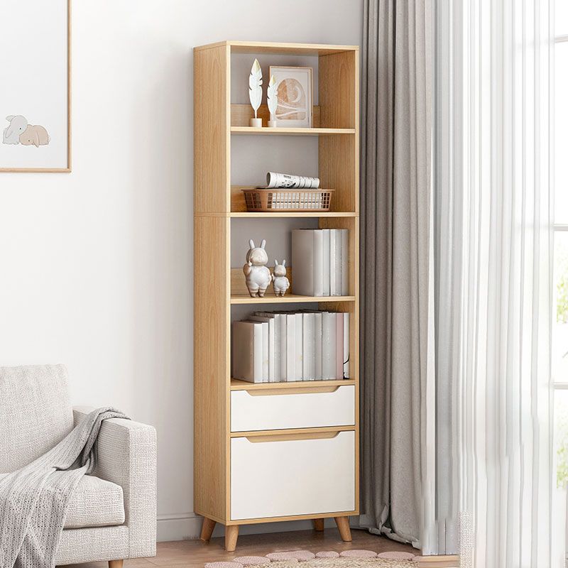 Contemporary Rectangle Standard Chest with Drawer Wood Cutouts