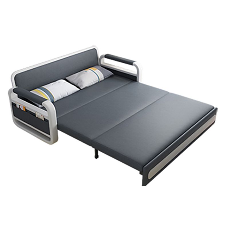 Divano in tessuto convertibile con retro stretto 33,46 "h divano braccio quadrato di resistenza all'usura alta