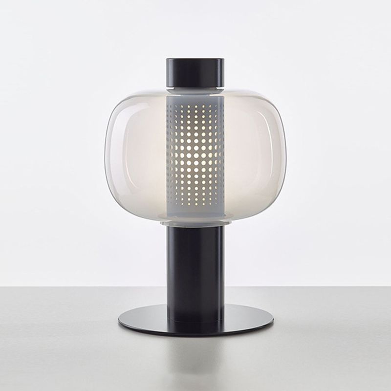 Glasrunde Tabelle Lampe moderne 1-Licht-Tischlampenlampen