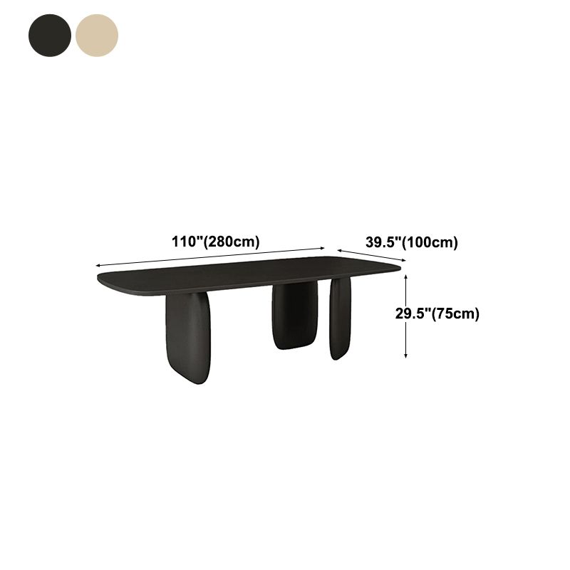 Solid Wood Dining Table Contemporary Style Dinette Table for Kitchen Home