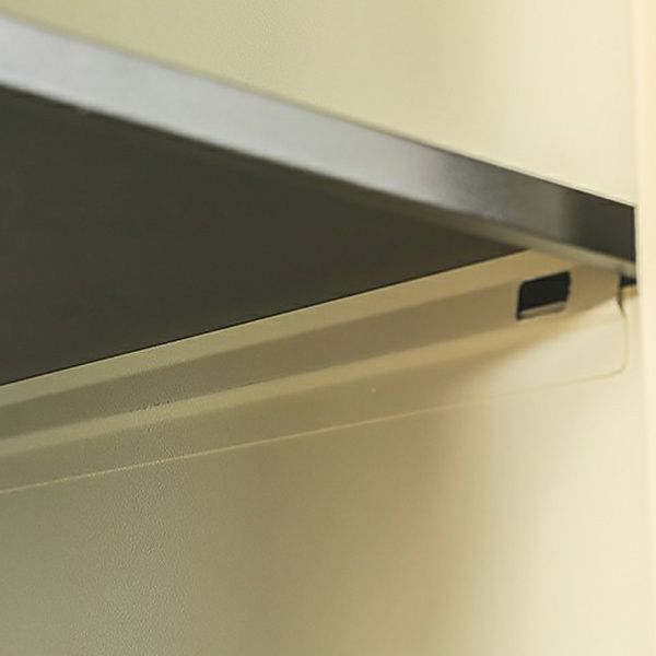 Metal Matte Finish Wardrobe Industrial Storage Cabinet with Hinged Doors