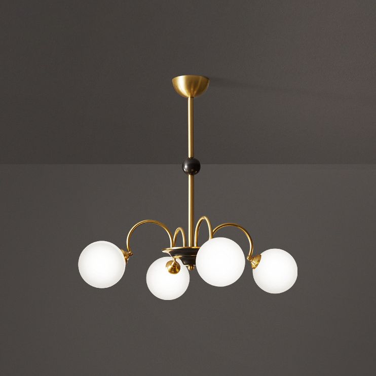 Café de lámparas de lámpara de vidrio contemporáneo Restaurante Multi colgante Luz