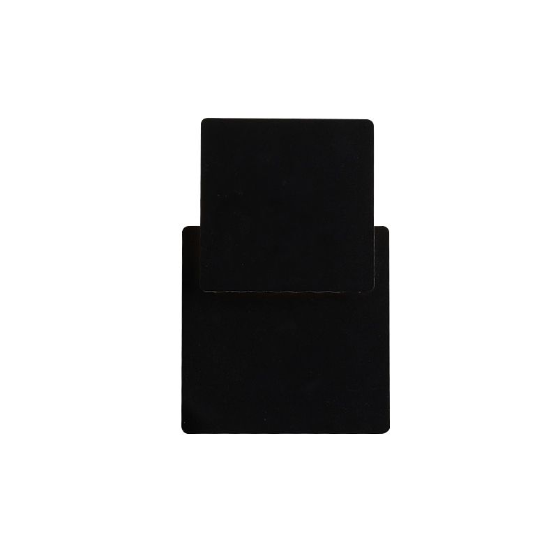 Iron Moveable Shade Square Wall Lamp Minimalism Novelty Black/White LED Sconce Lighting in Warm/White Light