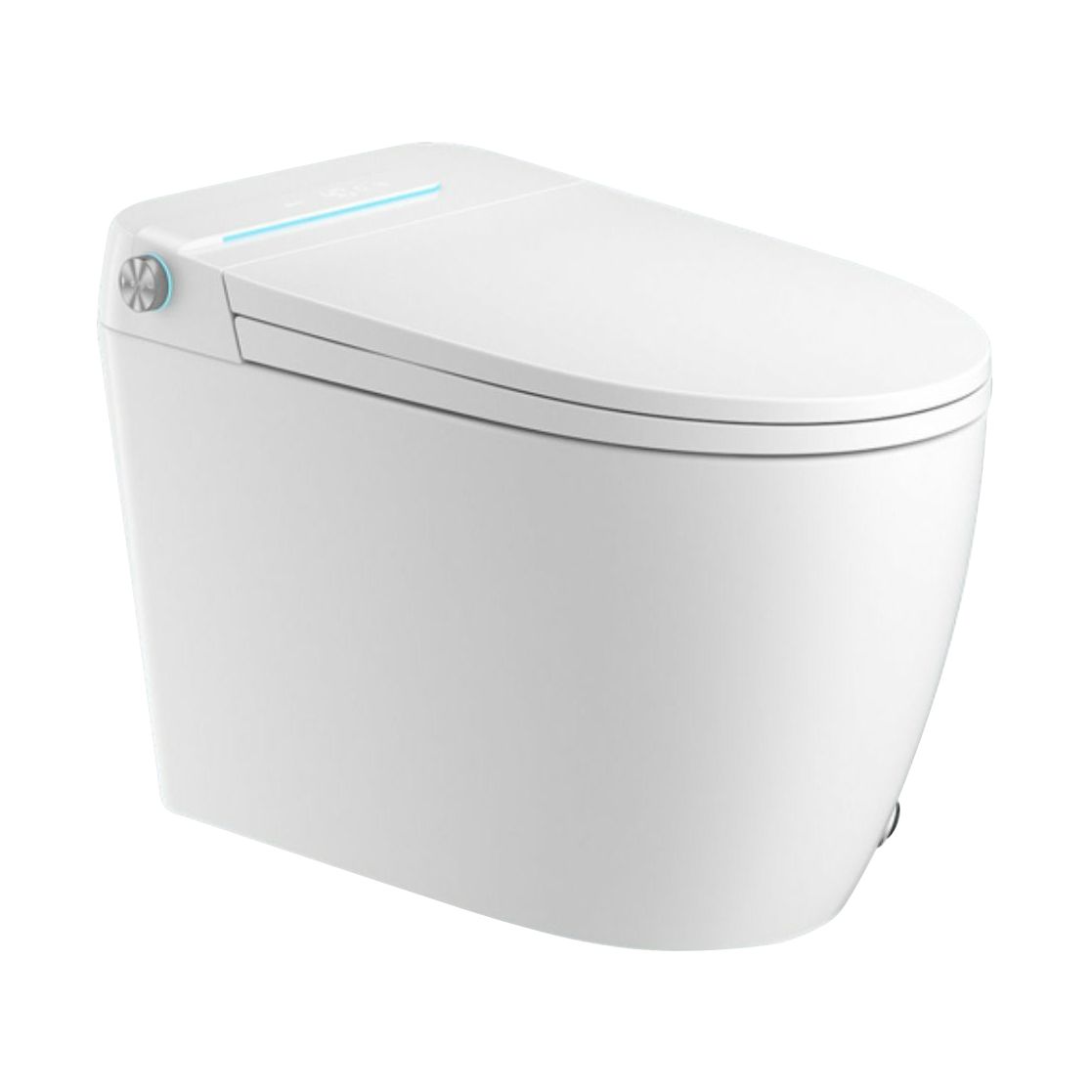 Modern Toilet Bowl All-In-One Porcelain Floor Mounted Siphon Jet Flush Toilet