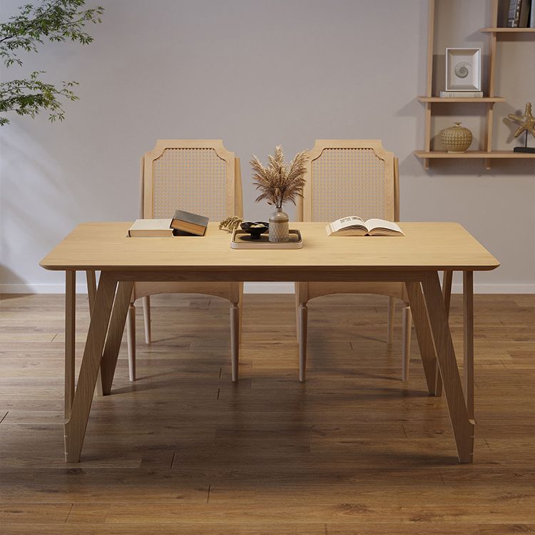 Modern 1/2/3/5/9 Pieces Dining Set Wood Dining Furniture Set in Natural