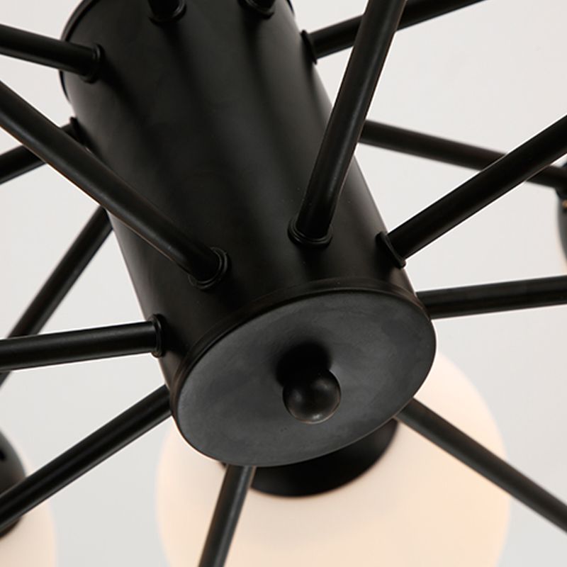 Moderner Globe Kronleuchter Lichter Glas Kronleuchterleuchte für Wohnzimmer