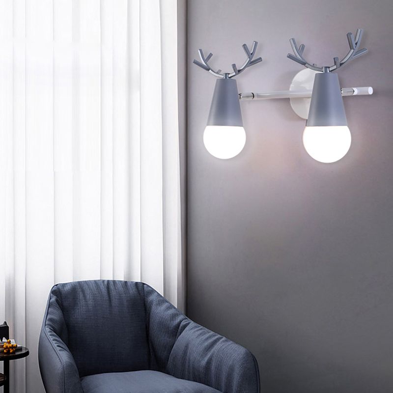 Luci da parete geometriche multi -luci lampade a parete in metallo moderno