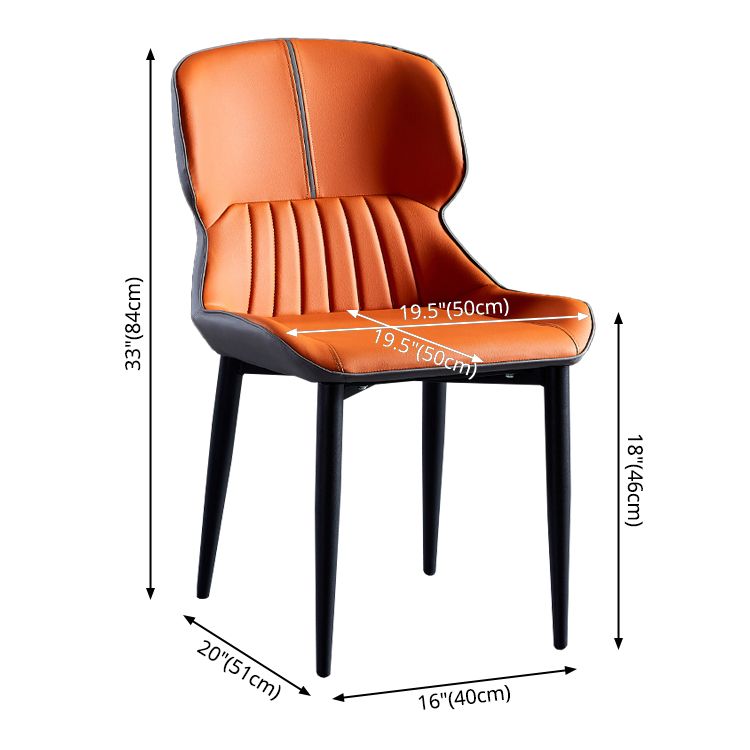 Sillas de comedor de metal de estilo moderno, sillones orejeros para cocina