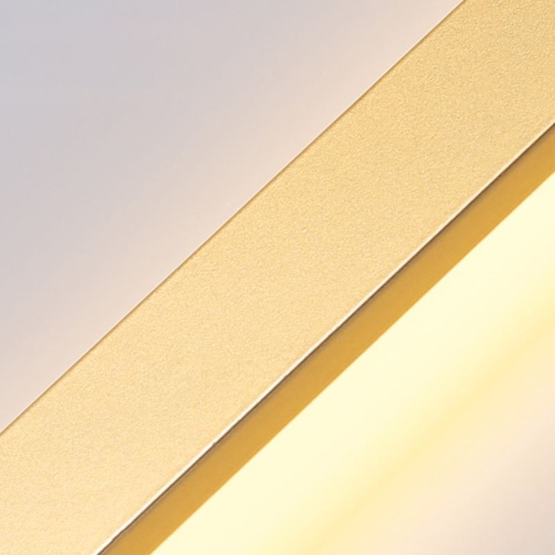 Sombra lineal luz de pared de metal moderno 1 iluminación de pared de pared