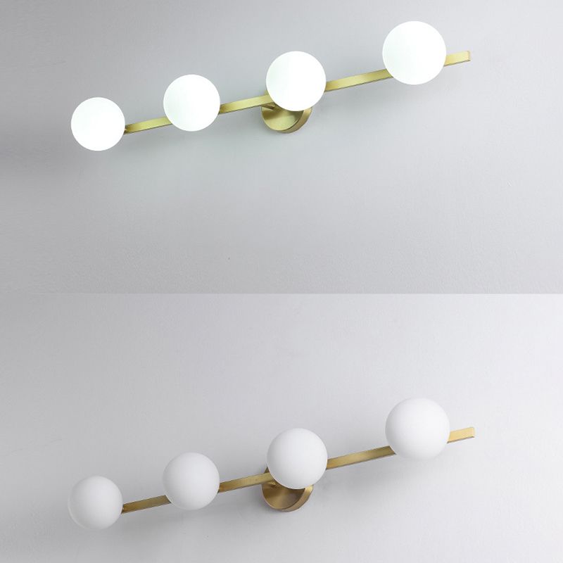 Illuminazione montata a parete in metallo per il bagno