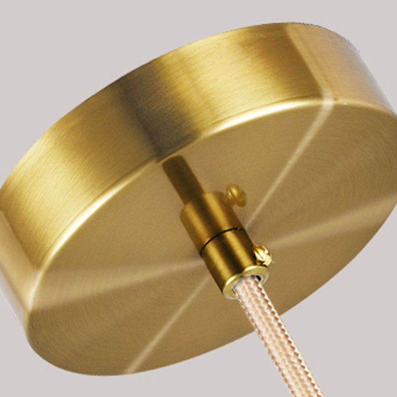 1/2 Lights Hanging Light in Gold Contemporary Pendant Lighting for Bedroom