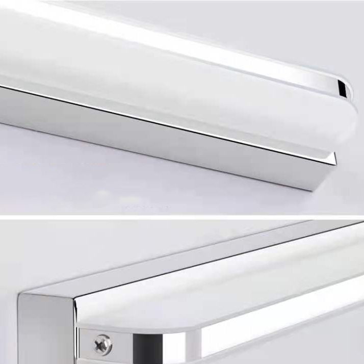 Luz de tocador LED moderno Simple Long Forma de forma frontal de forma frontal para el baño