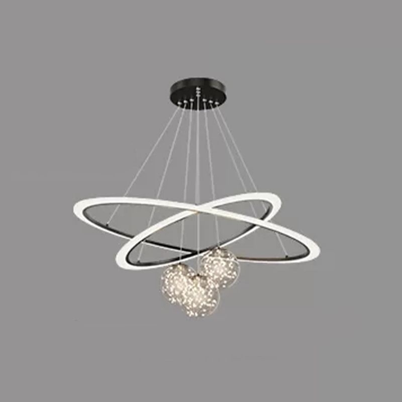 Licht luxe minimalisme Moderne Noordse stijl LED hanger kroonluchter licht voor eetkamer woonkamer