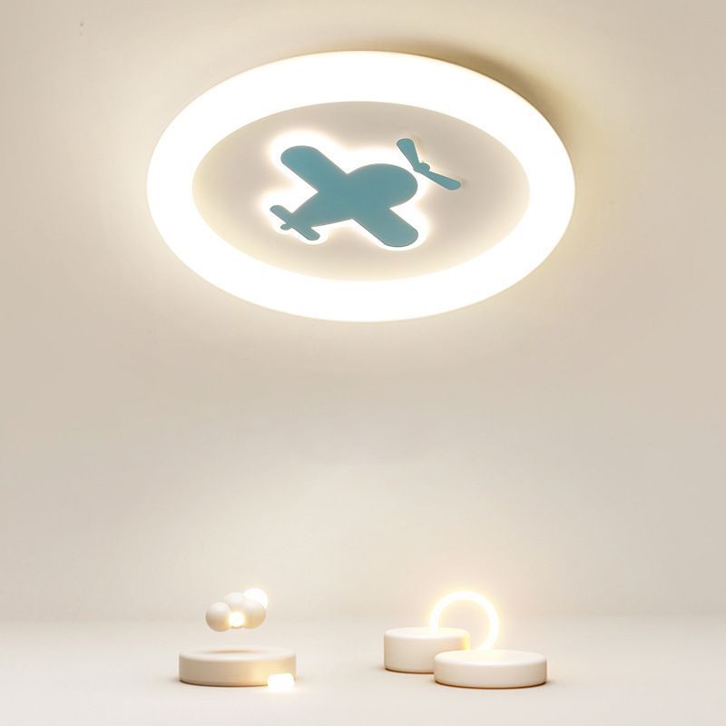 Children Flush Mount Lighting Contemporary LED Ceiling Light for Home