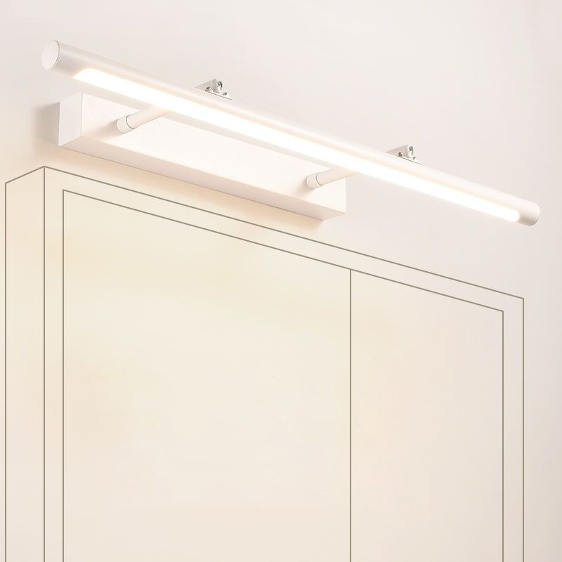 Metal lineare murale vanità leggero stile moderno 1 luci specchio da vanità leggero