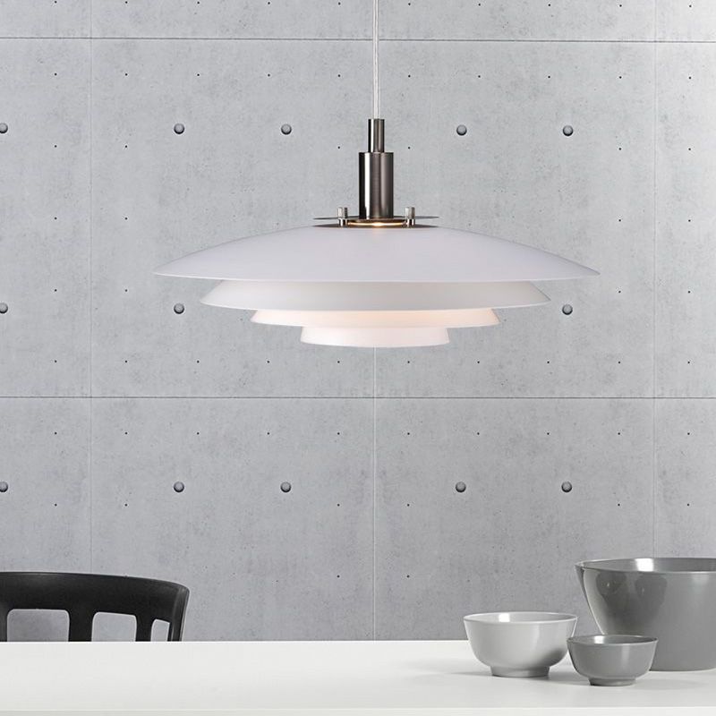 Moderne Einfachheit Metall Hanging Light Layers Design Bauernhaus Anhänger Licht für Esszimmer