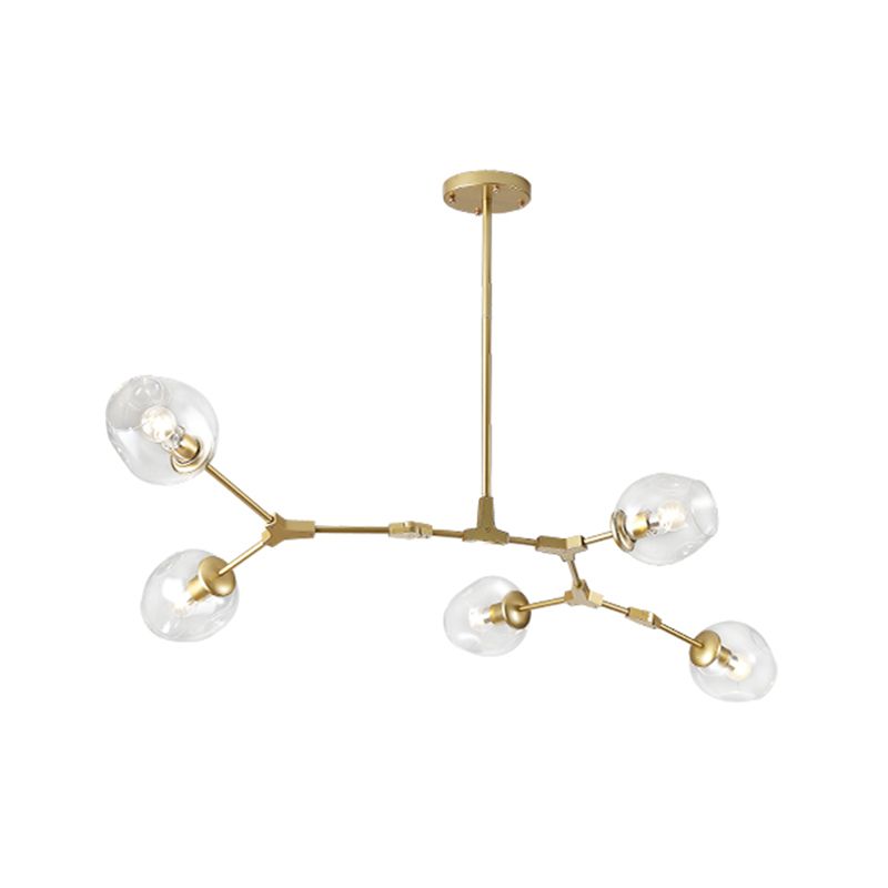 Nordic Modern Light Comedor de lámpara Tombra de vidrio de vidrio Luz colgante de lámpara