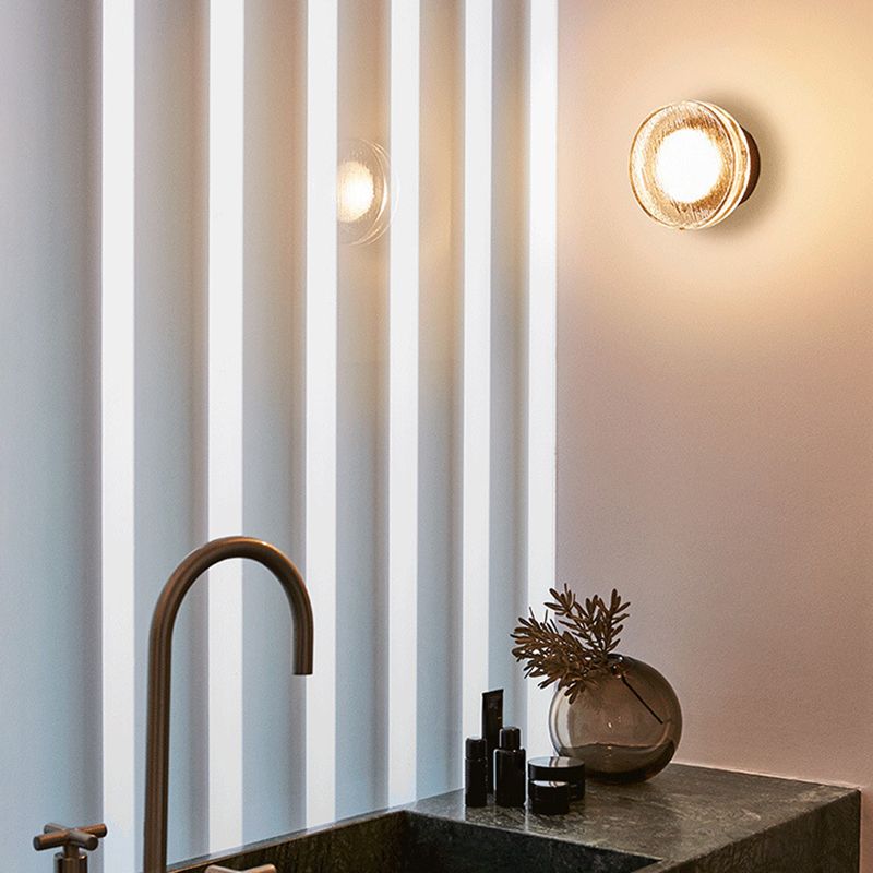 Contemporary 1 - Light Bath Sconce Metal and Acrylic Bathroom Vanity Lighting